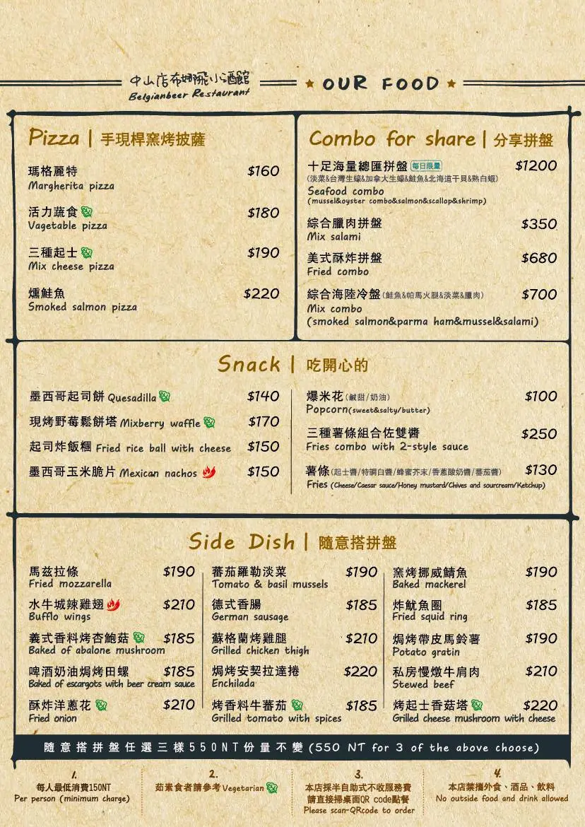 Bravo Cafe Menu International Casual Drink In Zhongshan District Landmark Taipei Openrice Taiwan