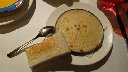 焗烤蘑菇+方塊麵包